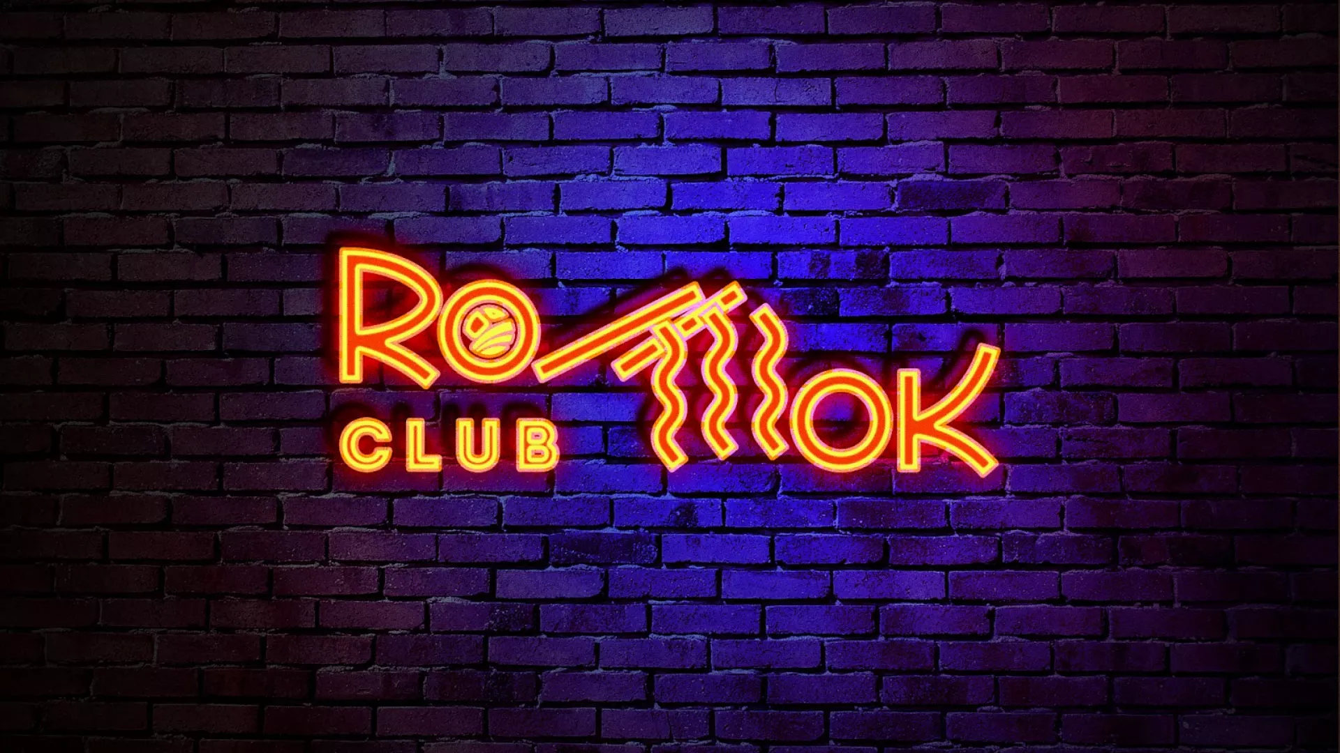 Разработка интерьерной вывески суши-бара «Roll Wok Club» в Вихоревке